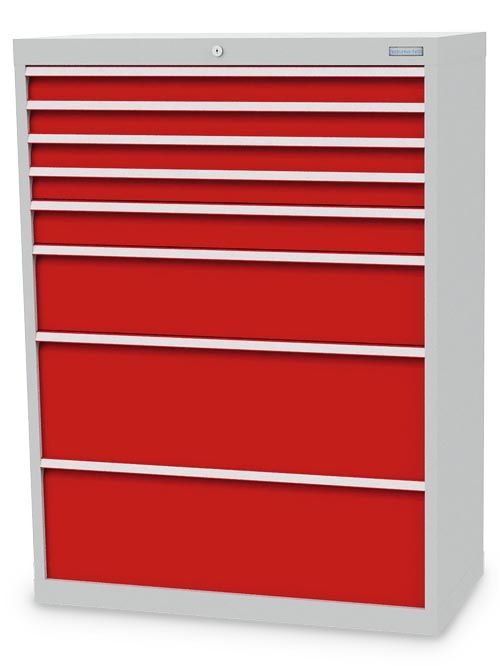 Produktbild Bedrunka+Hirth Schubladenschrank 980 mm Breite mit 8 Schubladen
