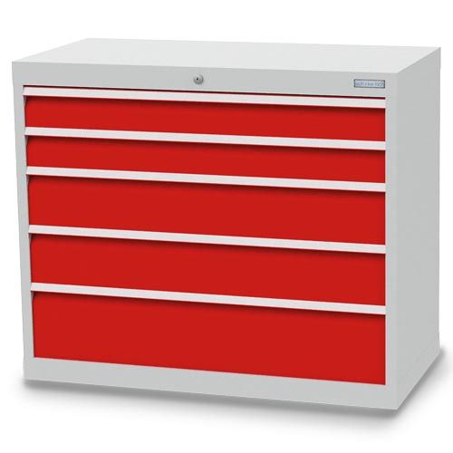 Produktbild Bedrunka+Hirth Schubladenschrank 5 fach mit Auszugssperre 980 x 500 x 819 mm