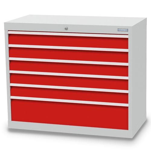 Produktbild Bedrunka+Hirth Schubladenschrank extra Breit 6 fach 980 x 500 x 819 mm