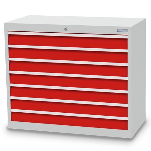 Produktbild Bedrunka+Hirth Breiter Schubladenschrank 7 fach 980 x 500 x 819 mm bild 1