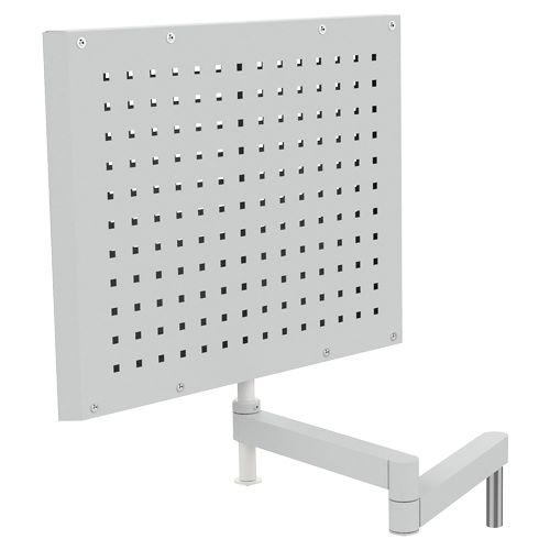 Produktbild Bedrunka+Hirth Schwenkarm mit Schlitzwand für Arbeitsplatzsystem 655 x 45 x 500 mm
