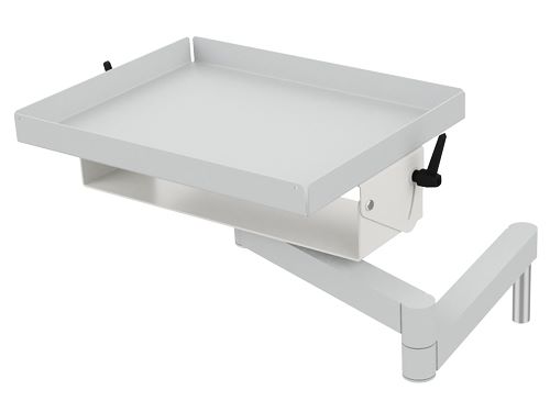 Produktbild Bedrunka+Hirth Schwenkarm mit neigbarer Ablage 450 x 350 x 40 mm