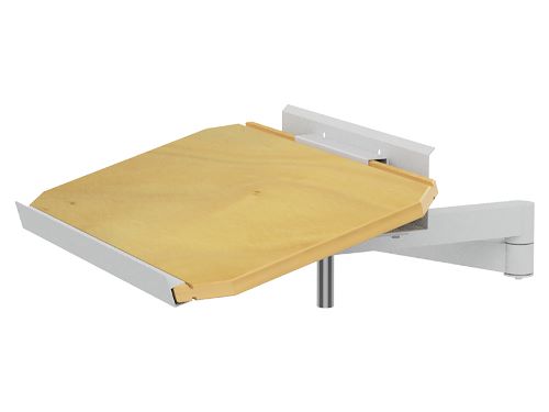 Produktbild Bedrunka+Hirth Schwenkarm neigbar mit Regalboden 400 x 182 x 100 mm