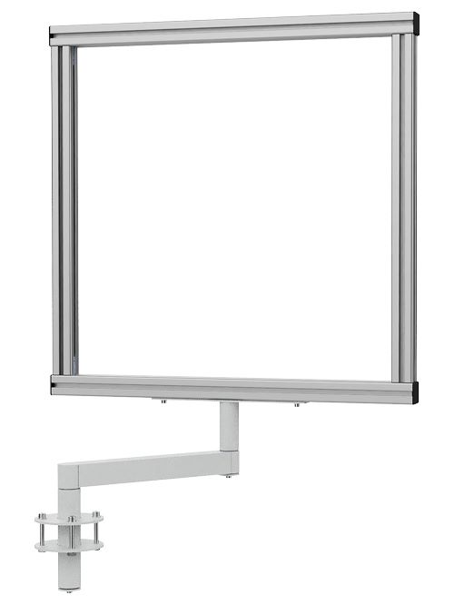 Produktbild Bedrunka+Hirth Schwenkrahmen leer für Arbeitsplatte 700 x 700 x 40 mm