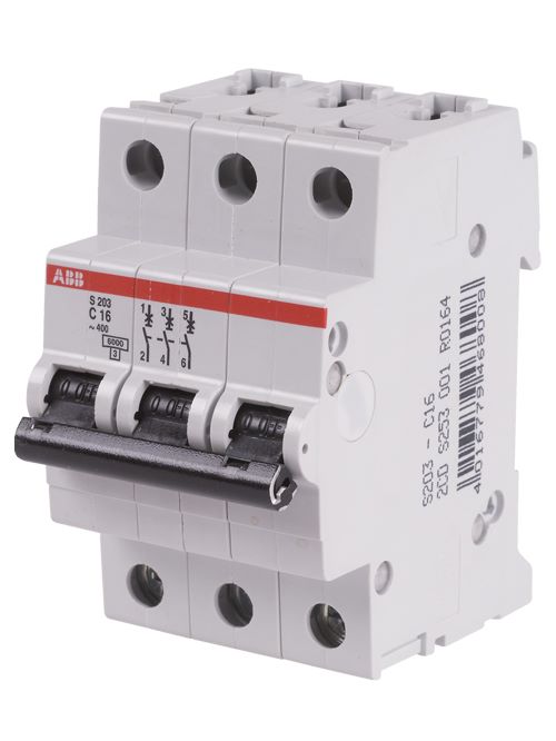 Produktbild Bedrunka+Hirth Sicherungsautomat C für CEE Steckdose 400 V 3 polig 16 A