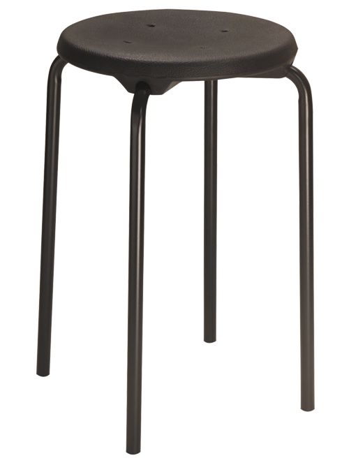 Produktbild Bedrunka+Hirth Stapelhocker 580 mm hoch Buche schwarz