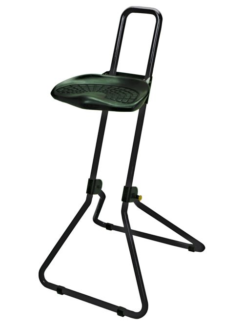 Produktbild Bedrunka+Hirth Stehhilfe klappbar mit Sitzhöhe 650 bis 850 mm schwarz