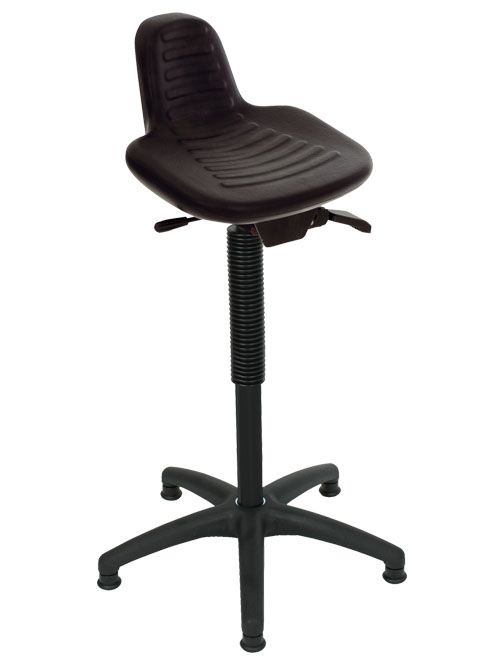 Produktbild Bedrunka+Hirth Stehhilfe Kunststoff-Fußkreuz ohne Fußring Höhe 580-840 mm in Schwarz