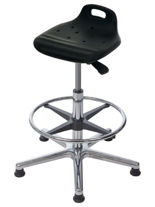 Produktbild Bedrunka+Hirth Stehhilfe mit Fußring Höhe 530-780 mm mit Bodengleiter