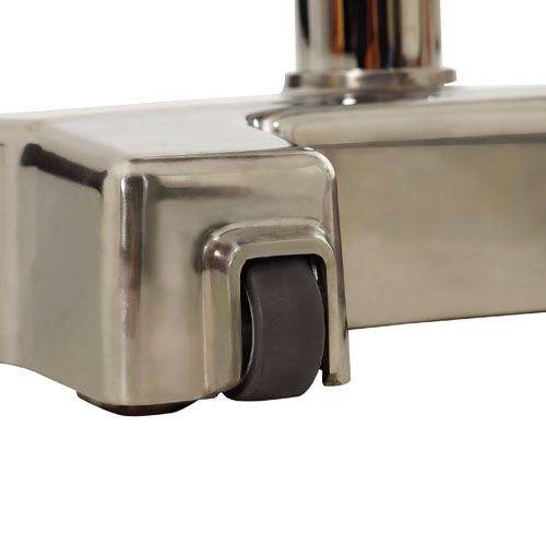 Produktbild Bedrunka+Hirth Stehhilfe mit klappbarer Fußstütze 700 mm hoch schwarz bild 2