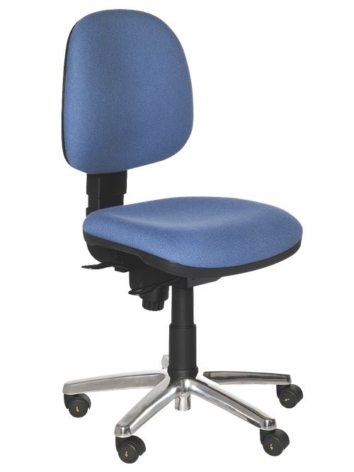 Produktbild Bedrunka+Hirth Bürostuhl Standardversion rollbar grau 400 bis 420 mm