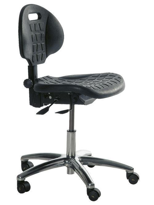 Produktbild Bedrunka+Hirth Bürostuhl rollbar
 Sitzhöhe von 380 bis 510 mm schwarz