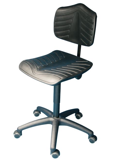 Produktbild Bedrunka+Hirth Supersofter Arbeitsstuhl mit Rollen Sitzhöhe 460 bis 650 mm bis 110 kg