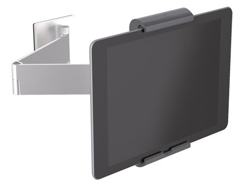 Produktbild Bedrunka+Hirth Tablet Wandhalterung mit Schwenkarm für Tragsäule 95 x 170 x 225 mm