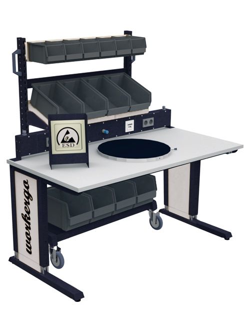 Produktbild Bedrunka+Hirth Arbeitsplatzsystem workergo mit Kurbelverstellung B 1500 mm Last bis 200 kg