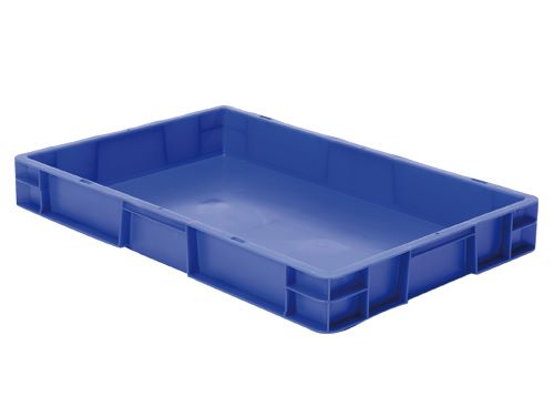 Produktbild Bedrunka+Hirth Transport Stapelkästen grün BxTxH 600 x 400 x 75 mm