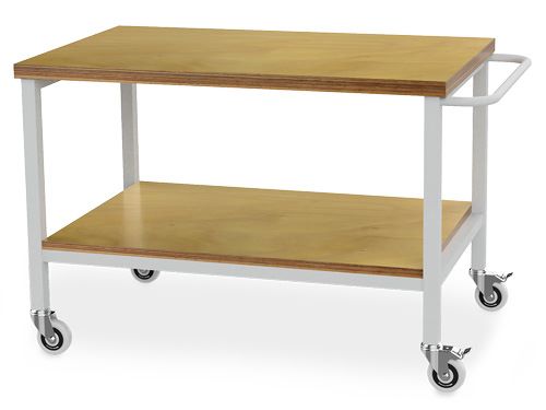 Produktbild Bedrunka+Hirth Transportwagen mit Arbeitsplatte Buche Multiplex H 859 mm