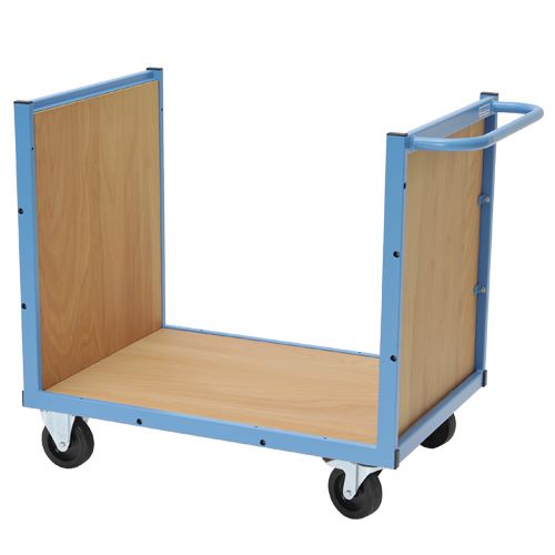 Produktbild Bedrunka+Hirth Transportwagen mit Holzboden Vorder- und Rückwand 900 x 620 x 860 mm