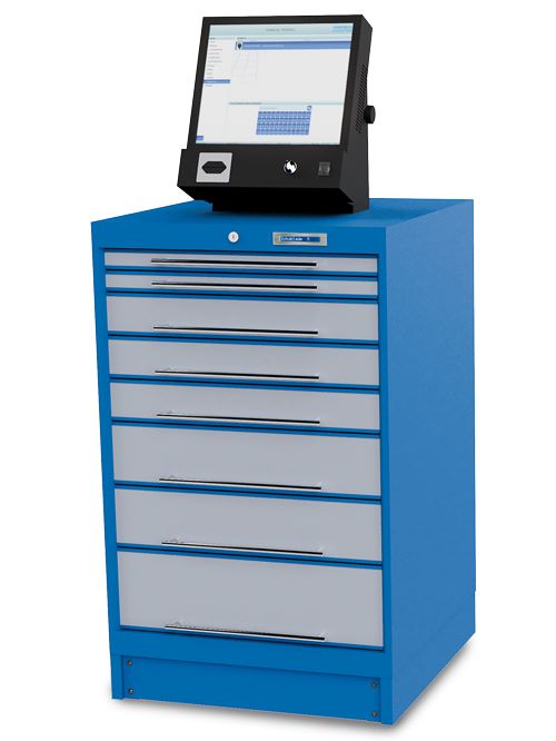 Produktbild Bedrunka+Hirth TSS Grundmodul für Werkbank R 24-24 mit 8 Schubladen 700 x 725 x 1131 mm