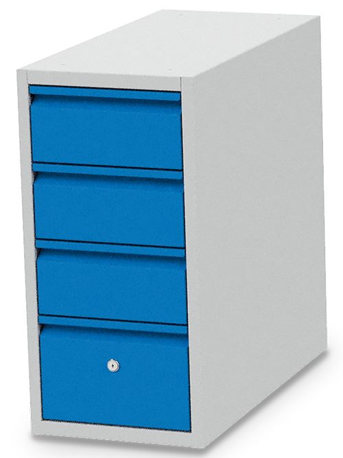 Produktbild Bedrunka+Hirth Unterhängeschrank 4 Schubladen 300 x 600 x 600 mm