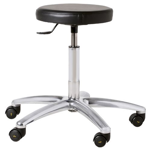 Produktbild Bedrunka+Hirth Vinyl Rollhocker
 Sitzhöhe von 500 bis 640 mm weiche Rollen