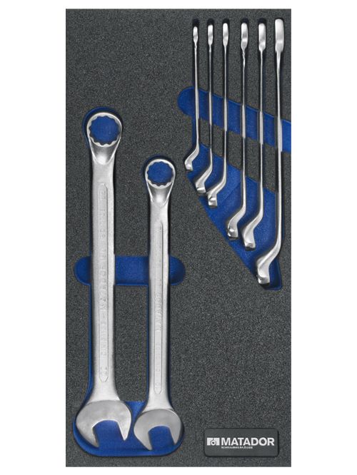 Produktbild Bedrunka+Hirth Werkzeugeinsatz Ringmaulschlüssel 8 teilig 400 x 200 x 25 mm