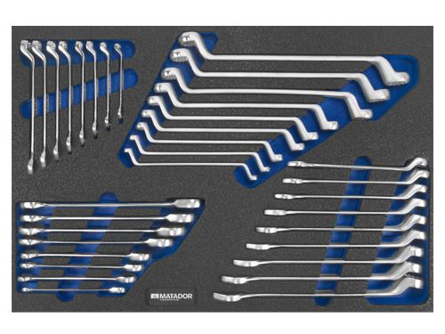 Produktbild Bedrunka+Hirth Werkzeugeinsatz Schlüssel Satz 34 Teilig 600 x 400 x 25 mm