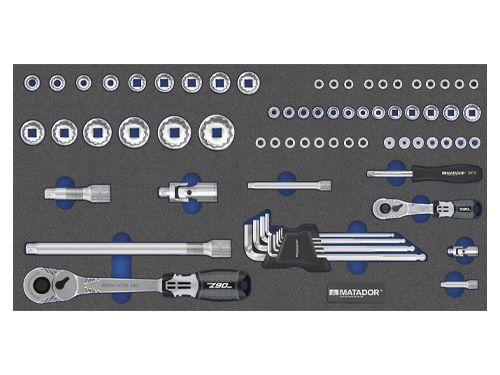 Produktbild Bedrunka+Hirth Werkzeugeinsatz 1/4 Zoll bis 1/2 Zoll Steckschlüssel Satz