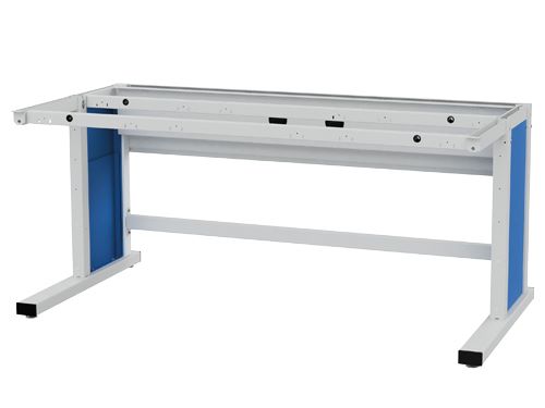 Produktbild Bedrunka+Hirth workergo Grundgestell C Fuß 2 Motoren 1250 x 750 mm RAL 7035 5012