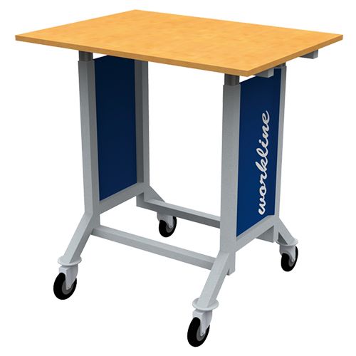 Produktbild Bedrunka+Hirth workline Mobil stufenlos höhenverstellbar 1000 x 750 mm