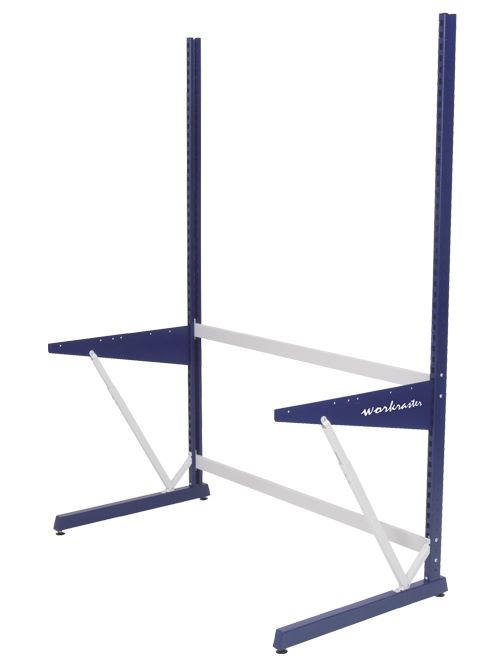 Produktbild Bedrunka+Hirth Grundmodul workraster einseitig Raster 38 mm 1500 x 800 x 1348 mm