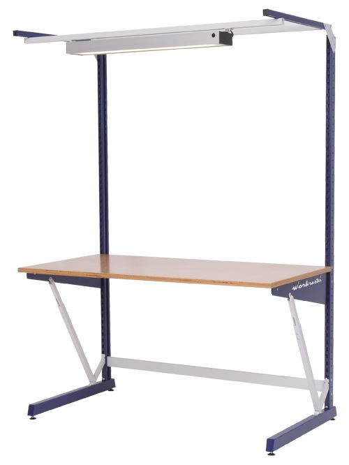 Produktbild Bedrunka+Hirth workraster Multiwand Aufbau 1500 x 800 x 2070 mm mit Arbeitsplatte