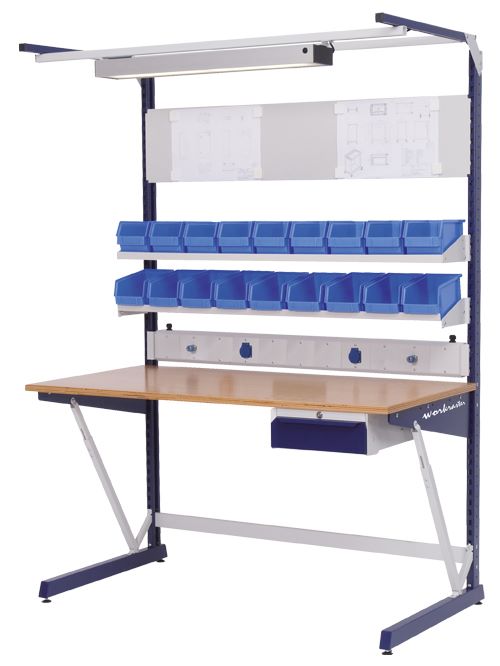 Produktbild Bedrunka+Hirth workraster Mutliwand Aufbau mit Unterhängeblock und Magnetwand
