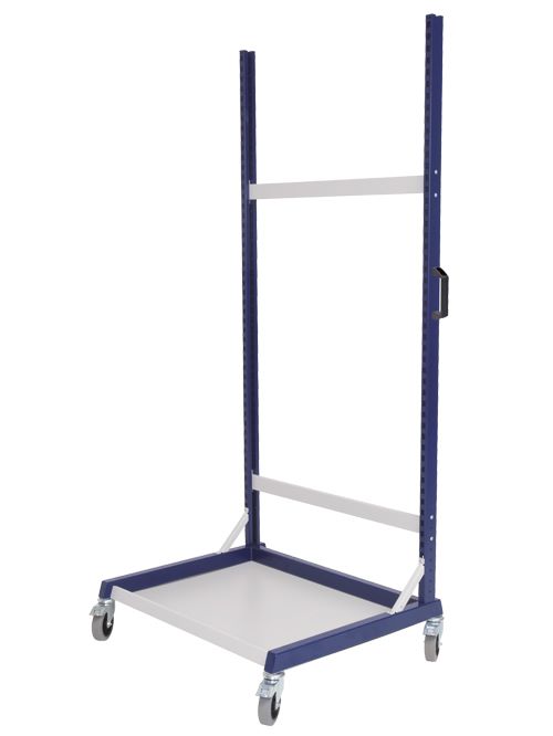 Produktbild Bedrunka+Hirth Workrastermobil Grundgestell mit Rollen 1000 x 800 x 2198 mm