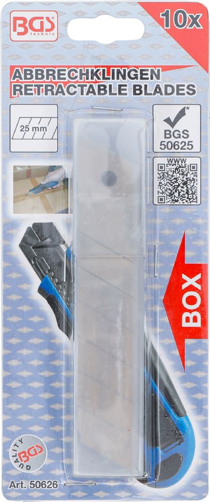 Produktbild BGS Abbrechklingen 25 mm 10 teilig bild 3