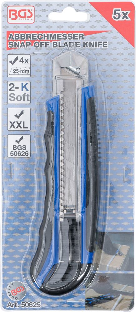 Produktbild BGS Abbrechmesser Klingenbreite 25 mm extra schwere Ausführung bild 8