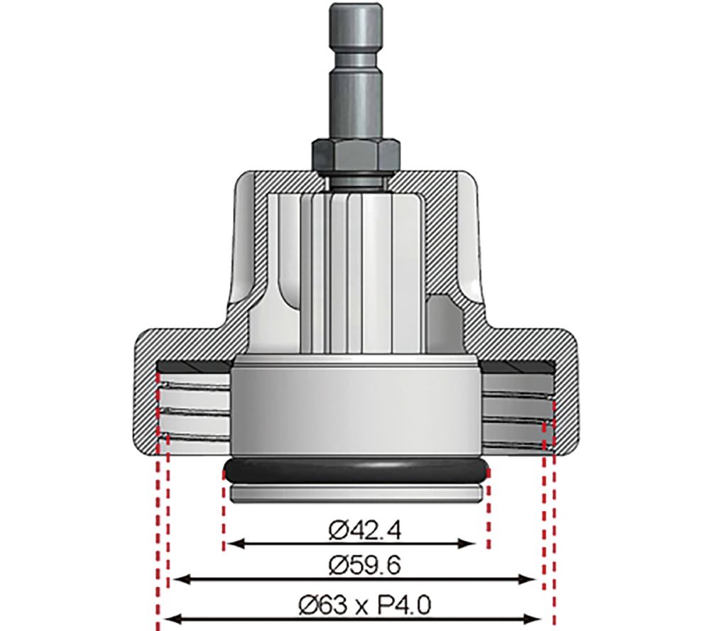 Produktbild BGS Adapter Nr. 13 für Artikel 8027, 8098 für Chrysler, Mercedes-Benz bild 4