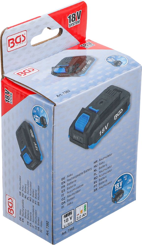 Produktbild BGS Akku 2,0 Ah für BGS 18-V-Akku-System bild 5