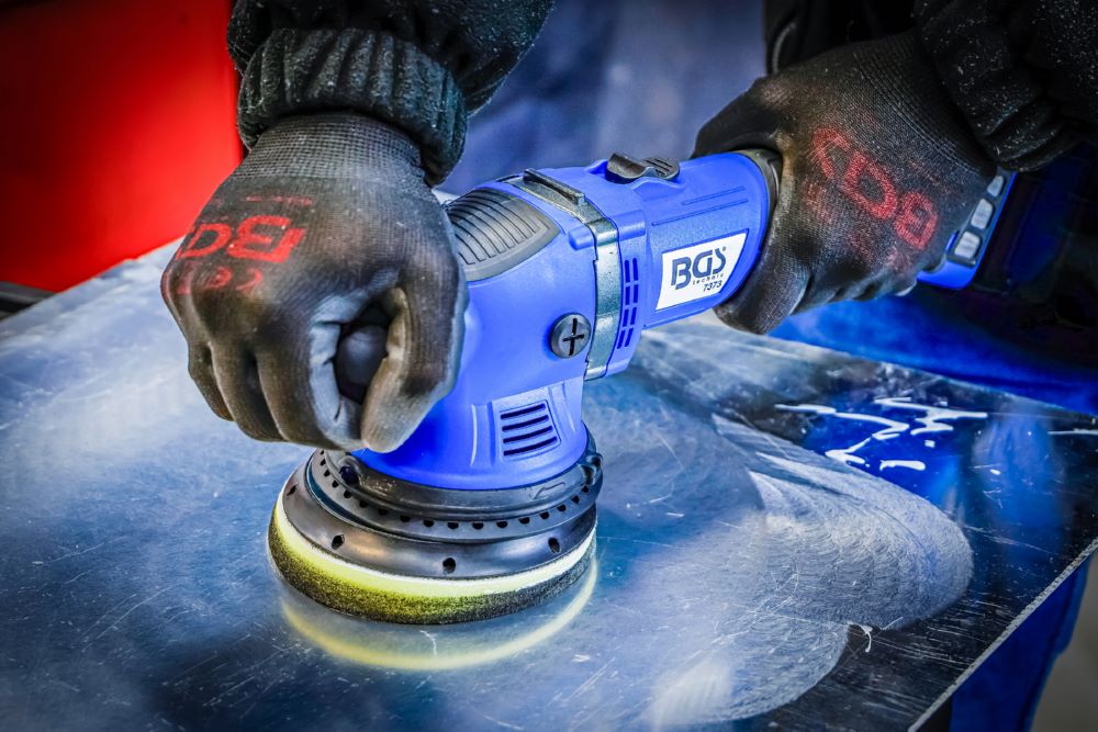 Produktbild BGS Akku Exzenter Poliermaschine bürstenlos 18 V Solo bild 5