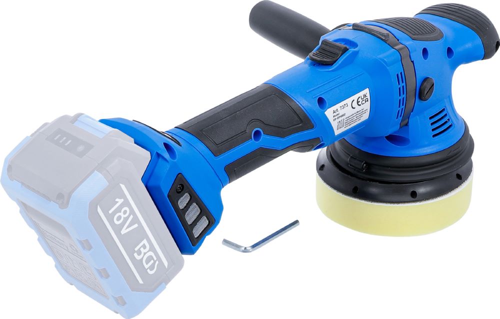 Produktbild BGS Akku Exzenter Poliermaschine bürstenlos 18 V Solo bild 6