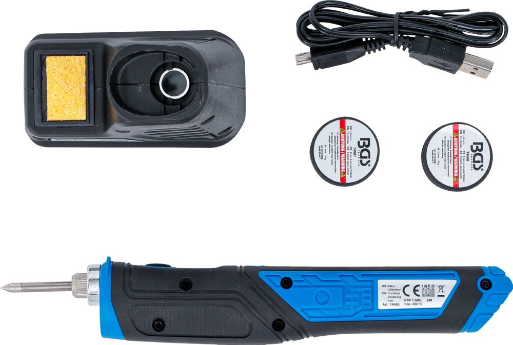 Produktbild BGS Akku Lötkolben 8 W mit Ladestation bild 6