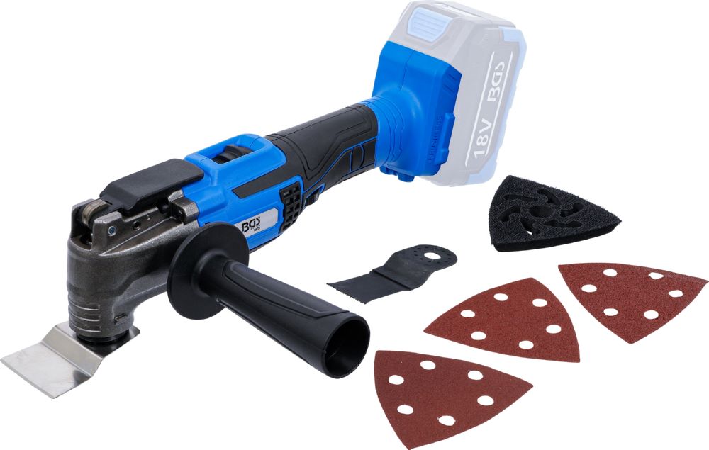 Produktbild BGS Akku Multifunktionswerkzeug bürstenlos 18 V Solo
