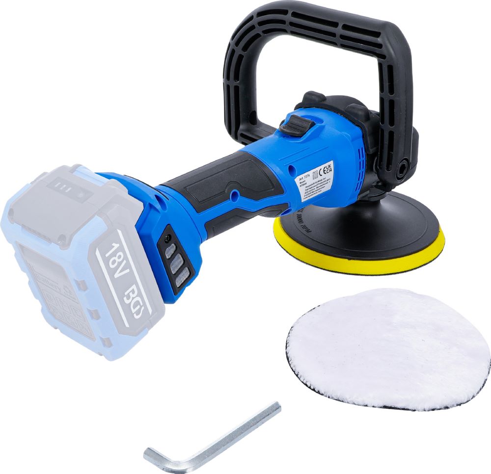 Produktbild BGS Akku Polier und Schleifmaschine bürstenlos 18 V Solo bild 6