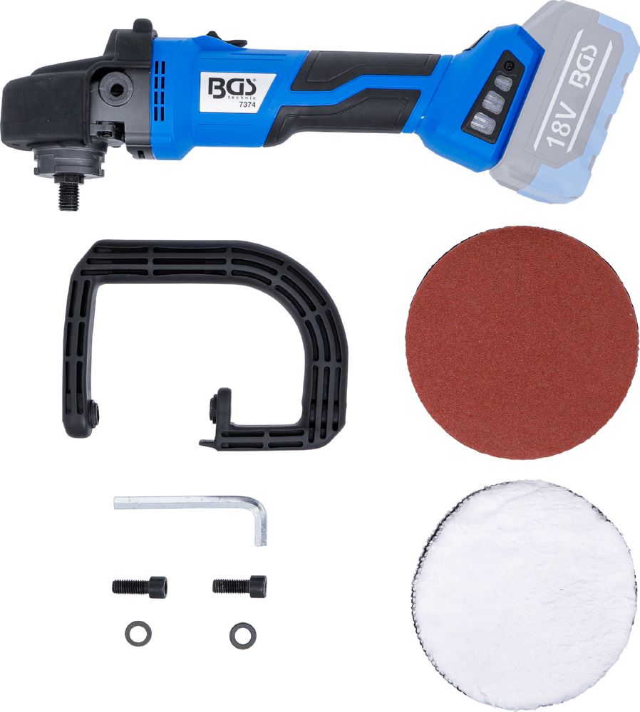 Produktbild BGS Akku Polier und Schleifmaschine bürstenlos 18 V Solo bild 7