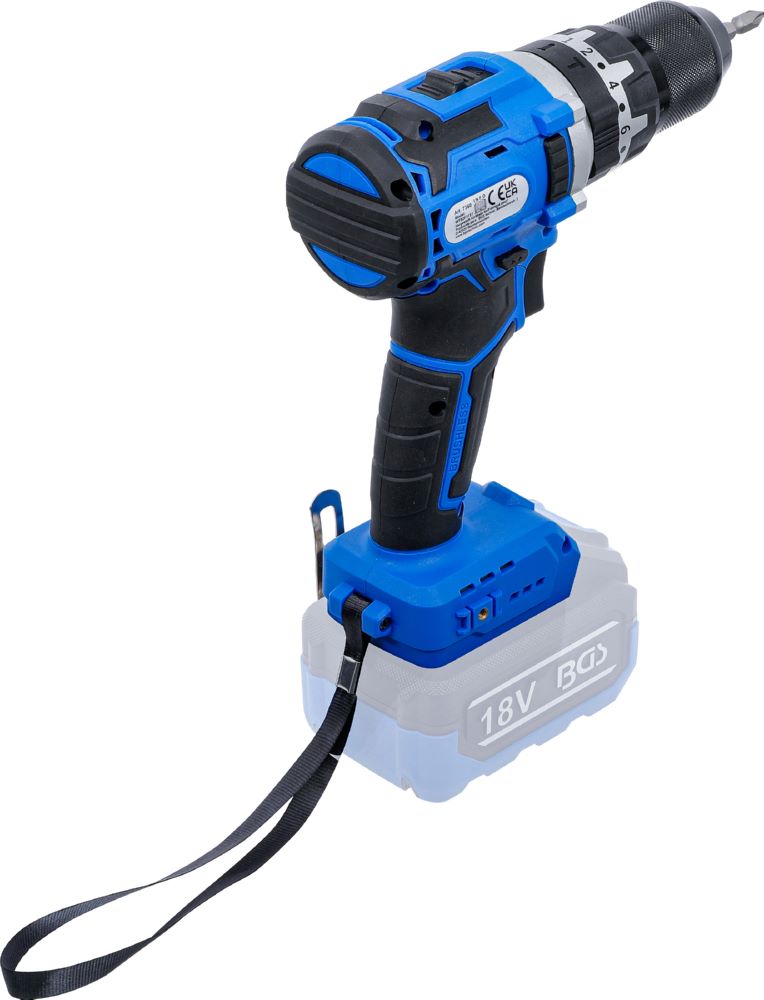 Produktbild BGS Akku Schlagbohrschrauber bürstenlos 65 Nm 18 V Solo bild 6