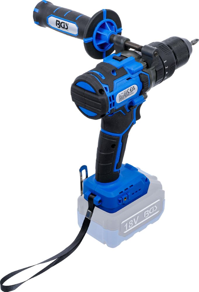 Produktbild BGS Akku Schlagbohrschrauber bürstenlos 80 Nm 18 V Solo bild 6