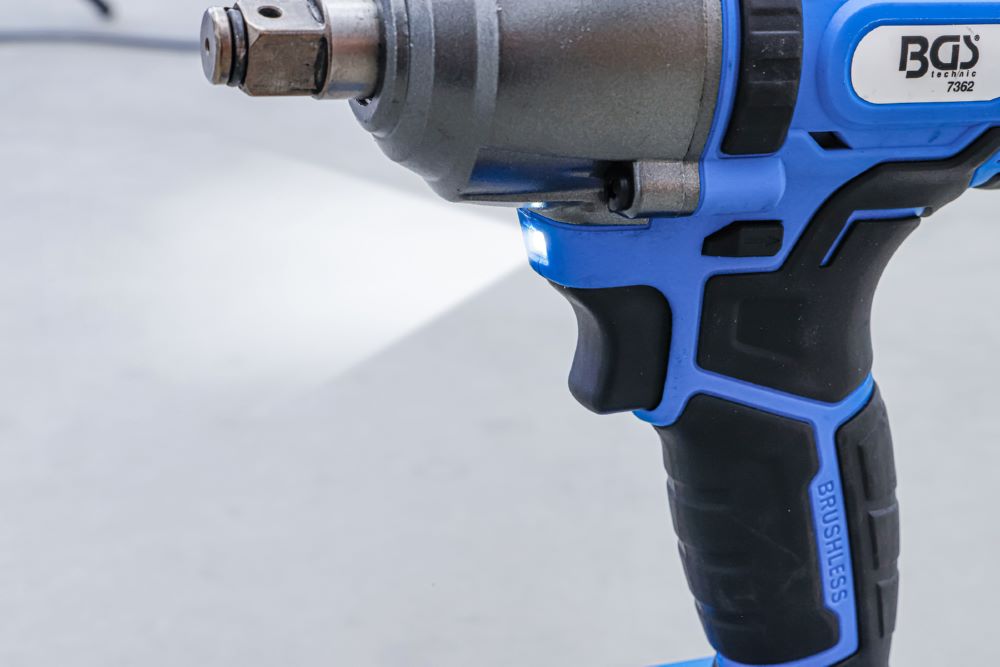 Produktbild BGS Akku Schlagschrauber bürstenlos 400 Nm 18 V Solo bild 5