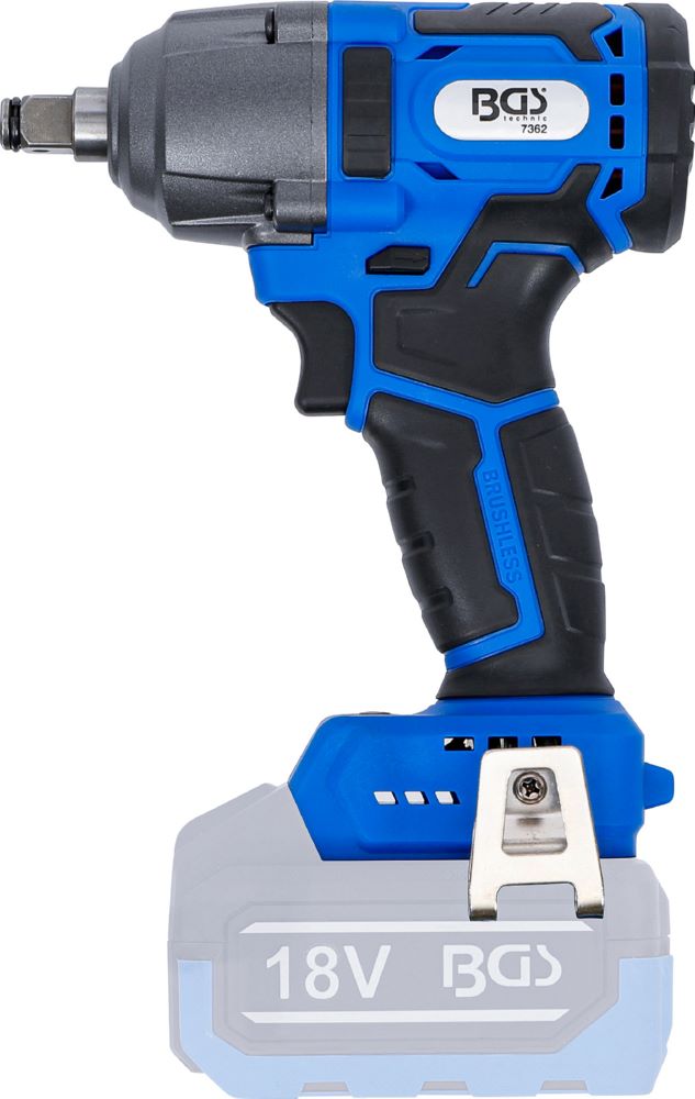 Produktbild BGS Akku Schlagschrauber bürstenlos 400 Nm 18 V Solo bild 7