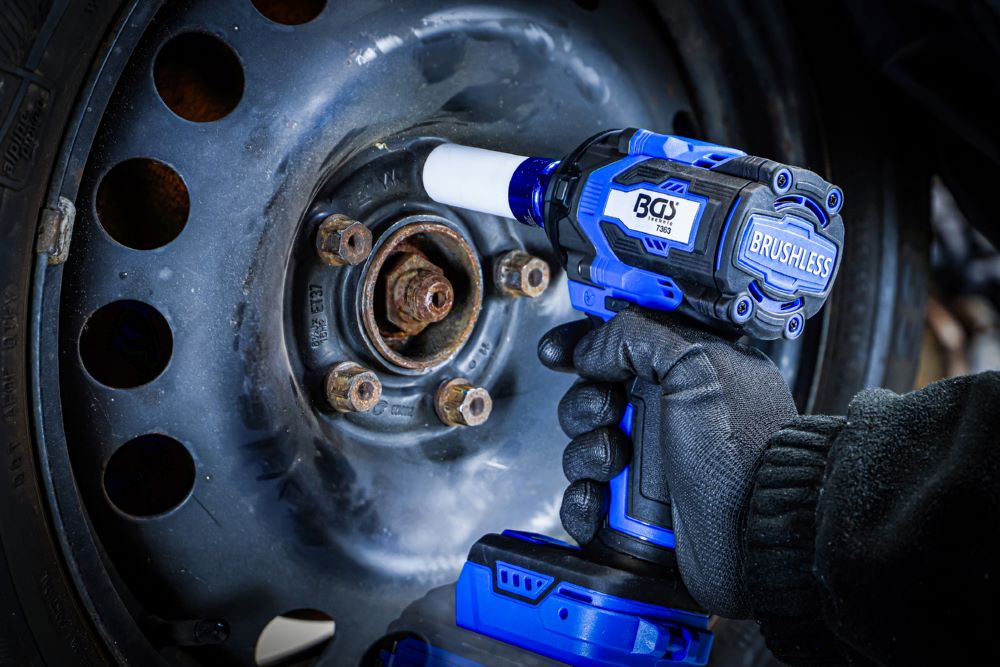 Produktbild BGS Akku Schlagschrauber bürstenlos 550 Nm 18 V Solo bild 3