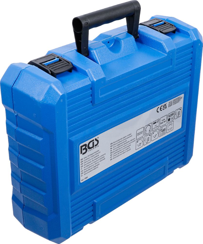 Produktbild BGS Akku Schlagschrauber bürstenlos 550 Nm 18 V Solo bild 9